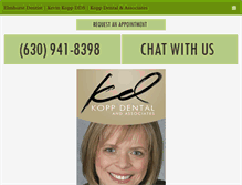 Tablet Screenshot of koppdental.com
